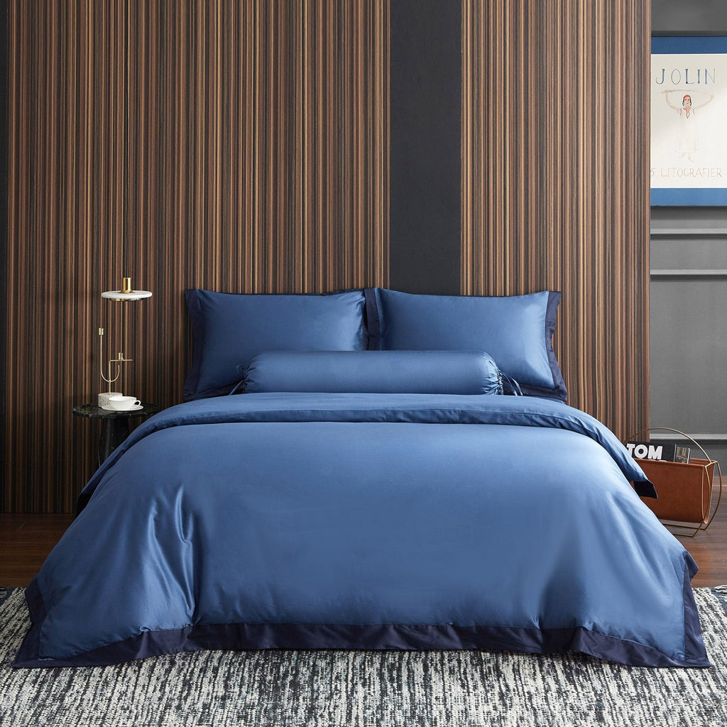 Hotelier Prestigio™ Supima Cotton Cyprus Blue Quilt Cover