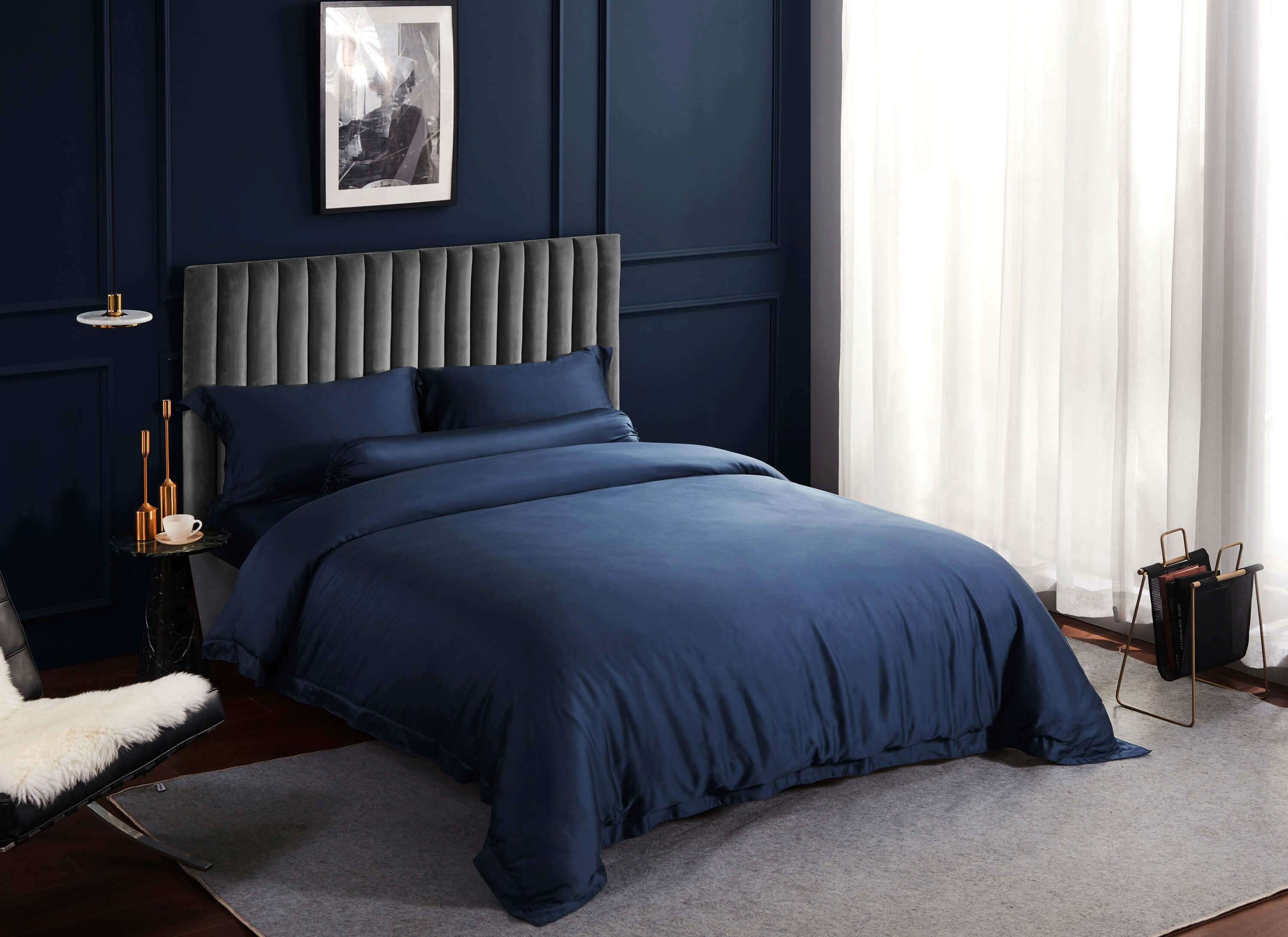 Palais Suite TENCEL™ LF Empress Blue Quilt Cover