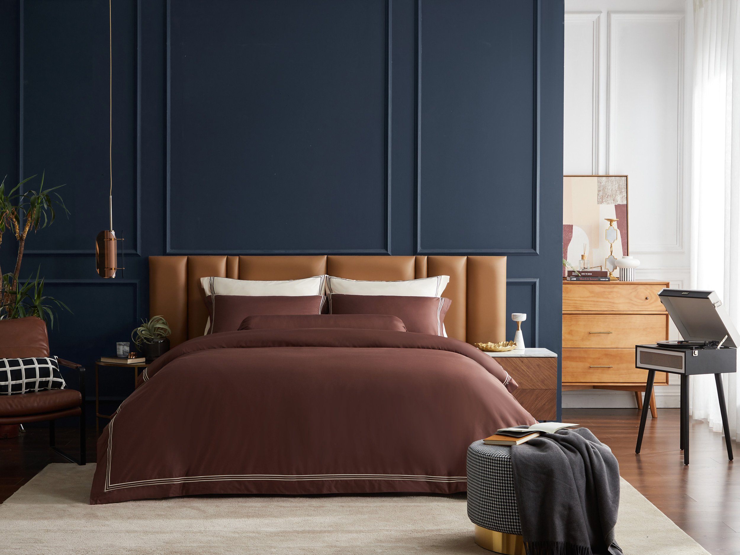Hotelier Prestigio™ Bruno With Tawny Border Quilt Cover
