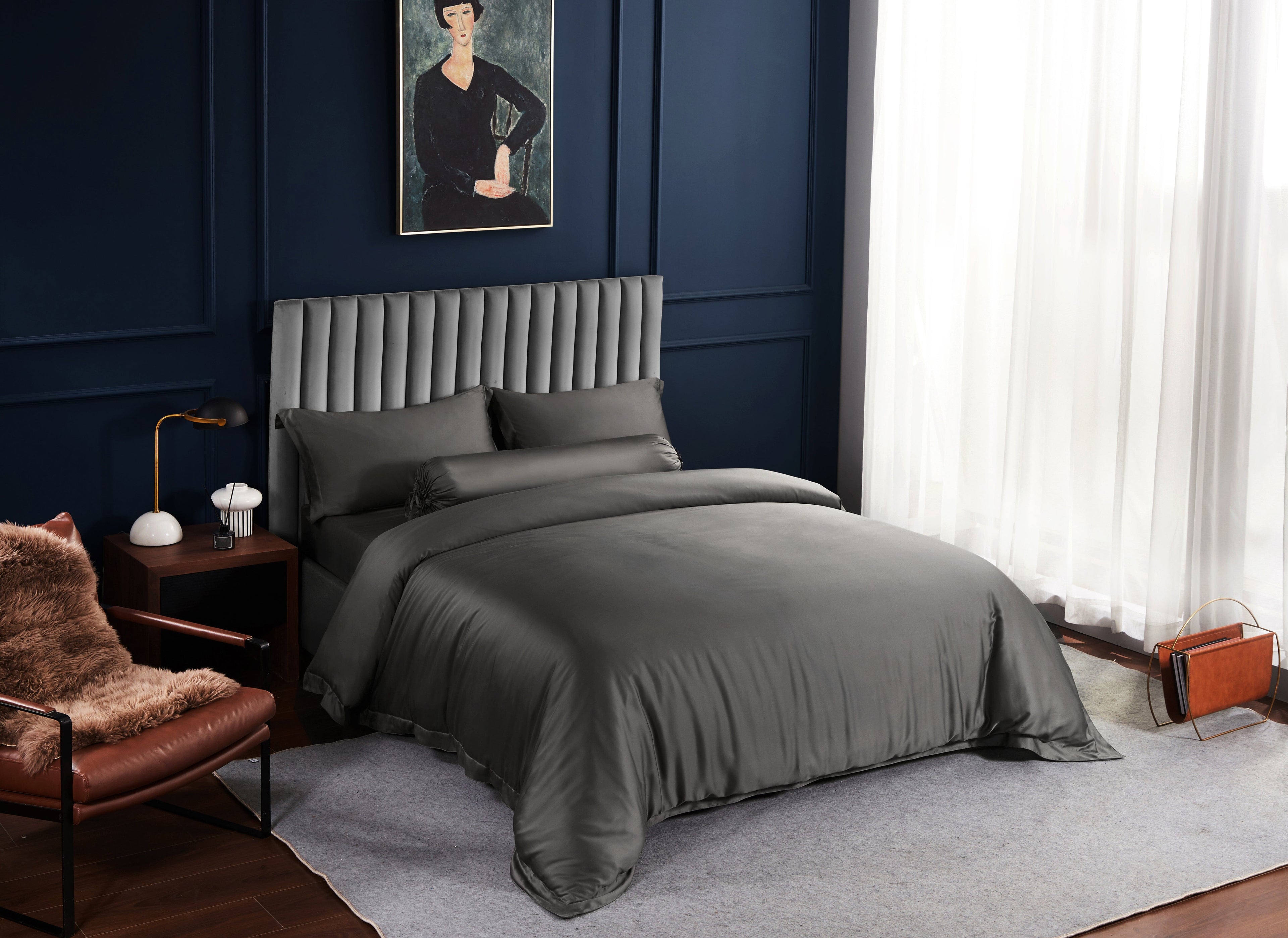 Palais Suite TENCEL™ LF Monsoon Grey Quilt Cover
