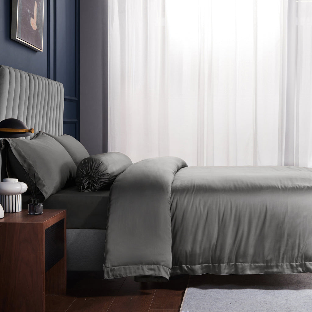 Palais Suite TENCEL™ LF Monsoon Grey Quilt Cover