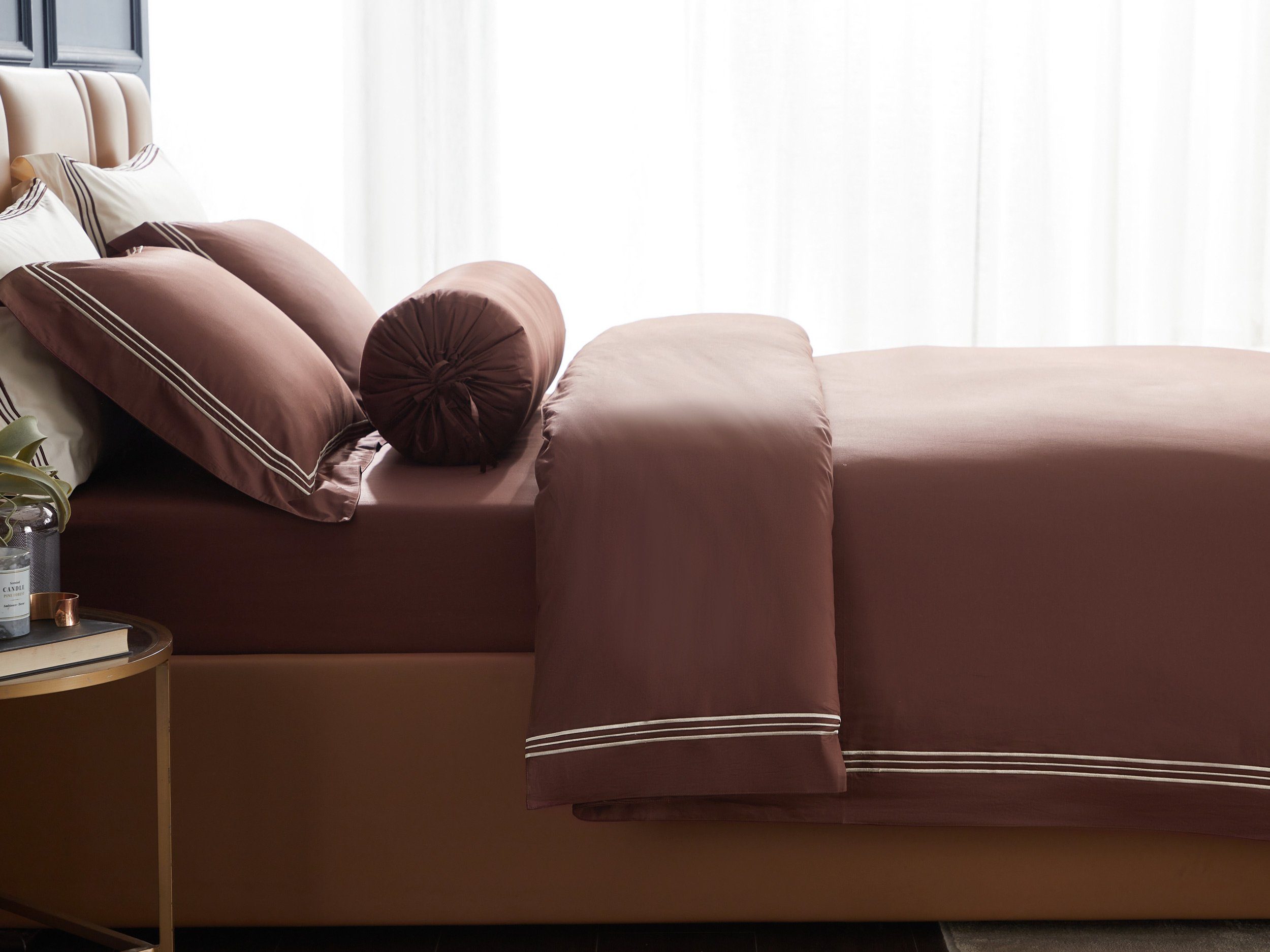 Hotelier Prestigio™ Bruno With Tawny Border Quilt Cover