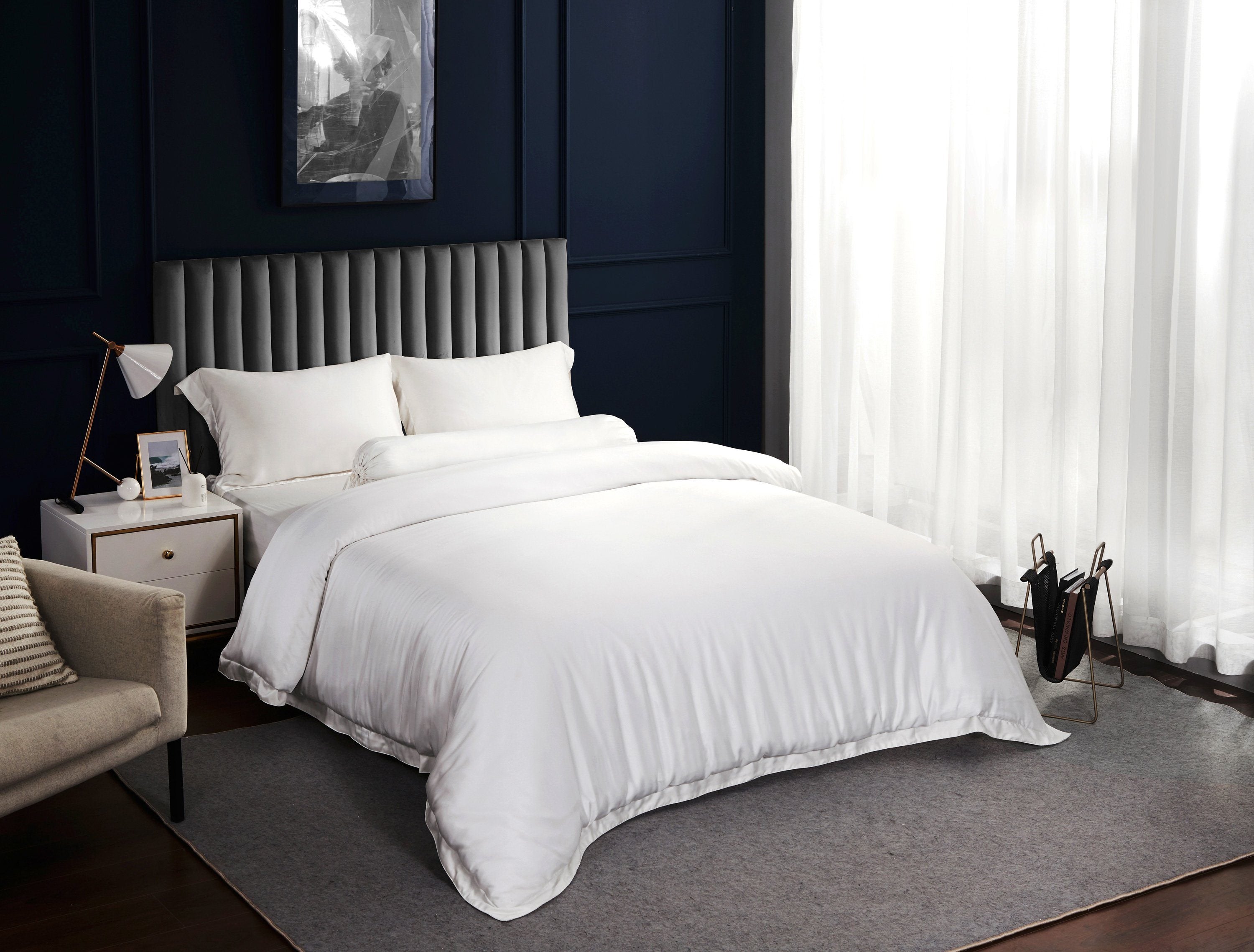 Palais Suite TENCEL™ LF  Pearly White Quilt Cover