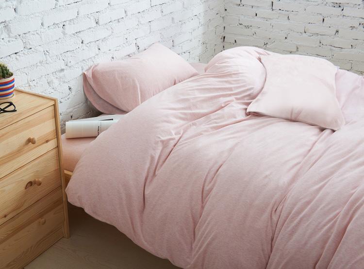Cotton Pure™ Cravina Pink Jersey Cotton Quilt Cover