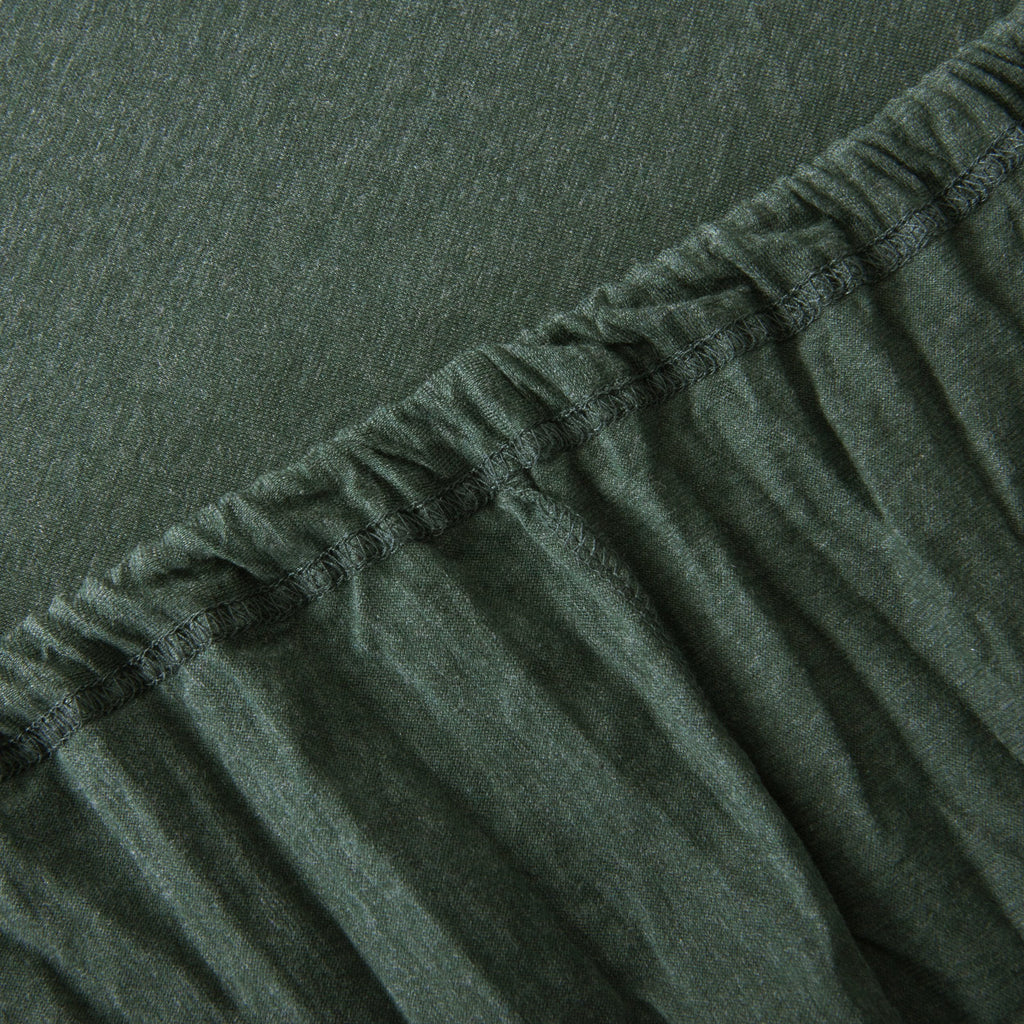 Cotton Pure™ Verde Green Jersey Cotton Quilt Cover
