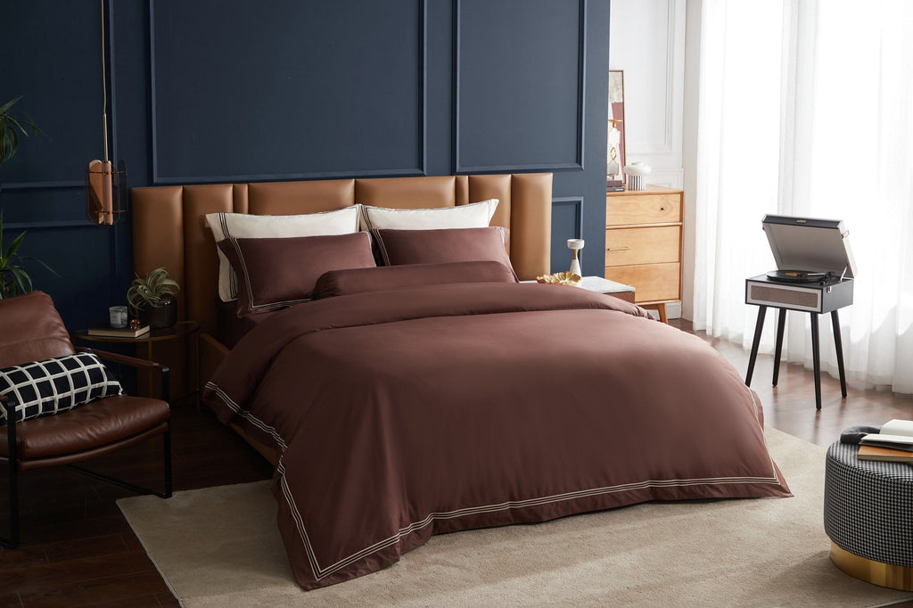 Hotelier Prestigio™ Bruno With Tawny Border Quilt Cover