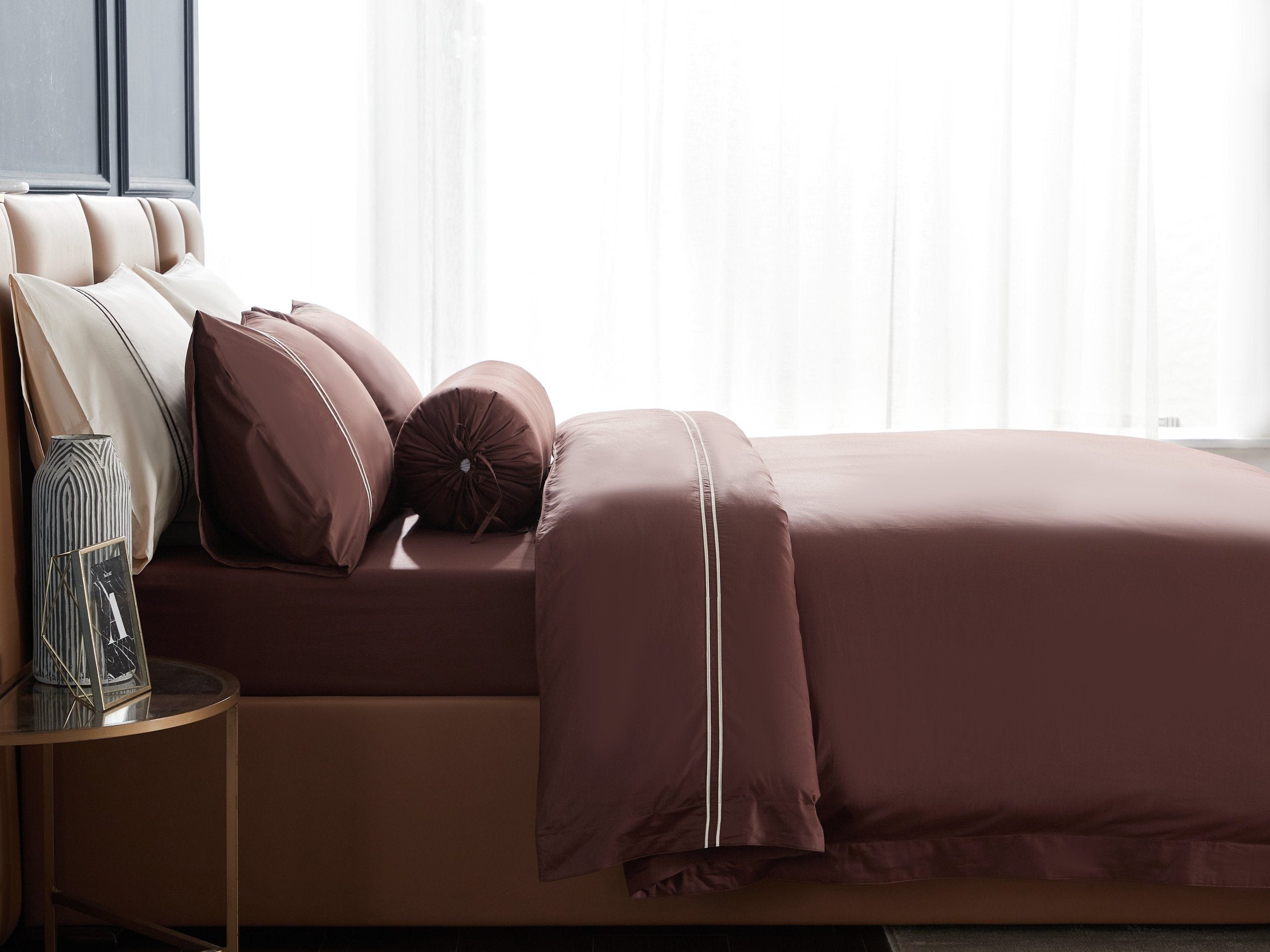 Hotelier Prestigio™ Bruno With Tawny Lines Quilt Cover
