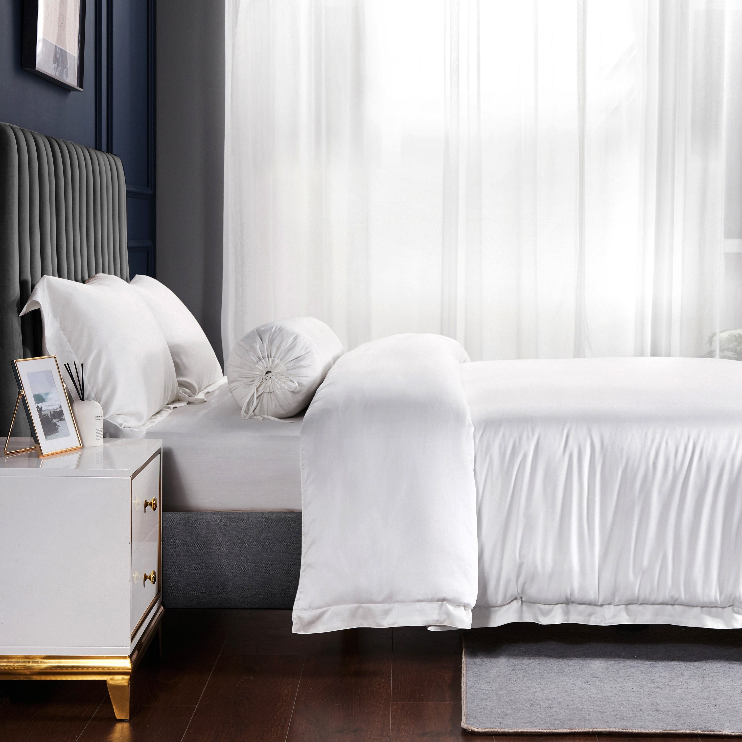 Palais Suite TENCEL™ LF  Pearly White Quilt Cover