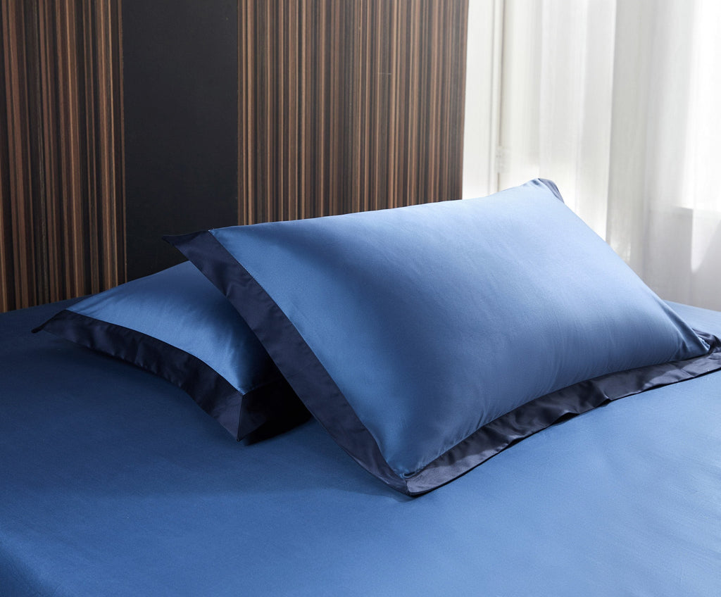 Hotelier Prestigio™ Supima Cotton Cyprus Blue Quilt Cover