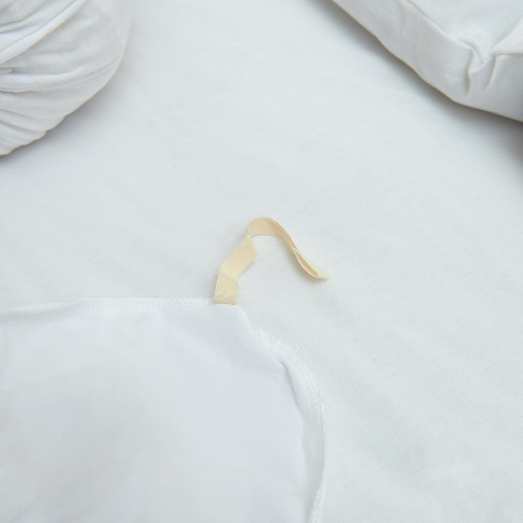 Cotton Pure™ White Jersey Cotton Quilt Cover