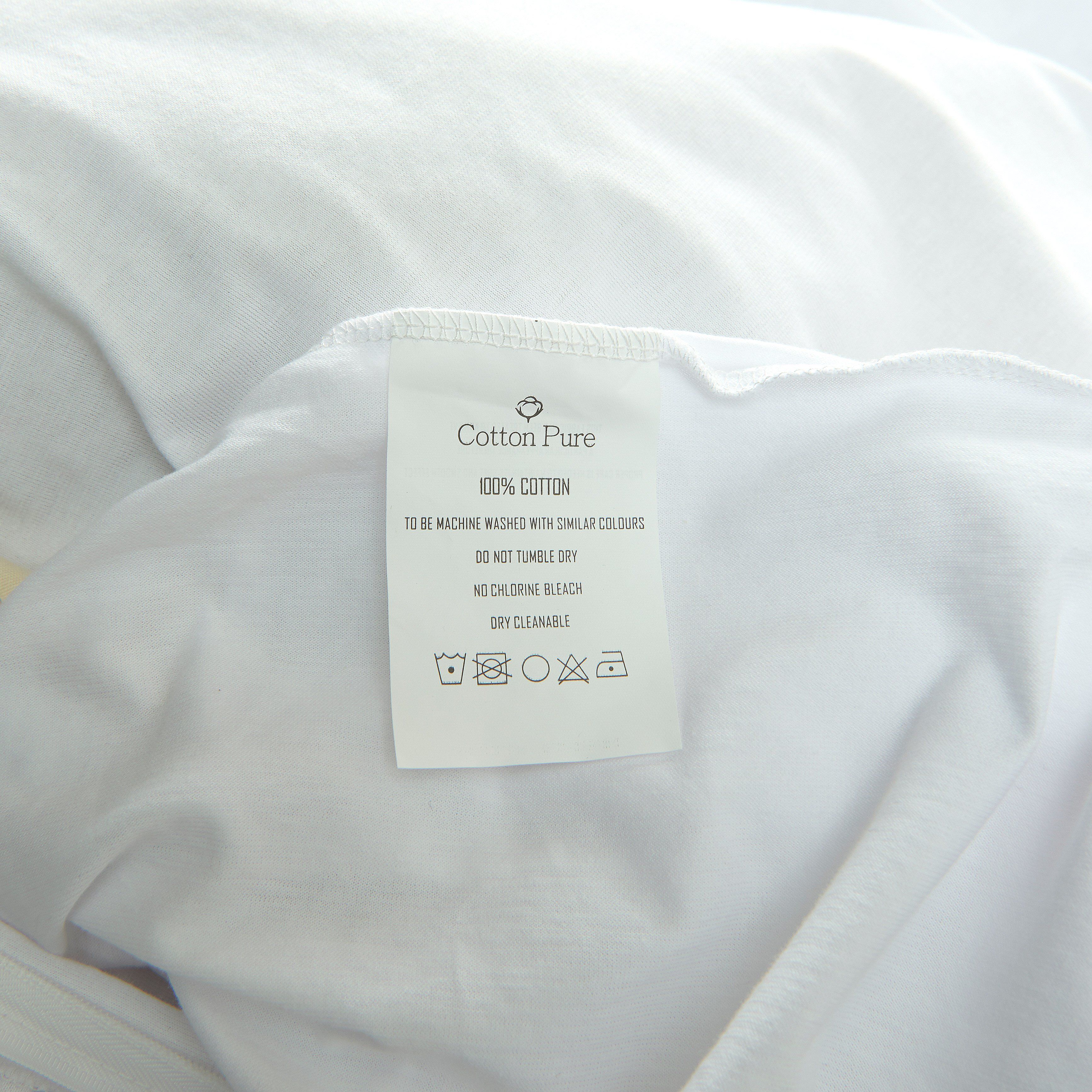 Cotton Pure™ White Jersey Cotton Quilt Cover