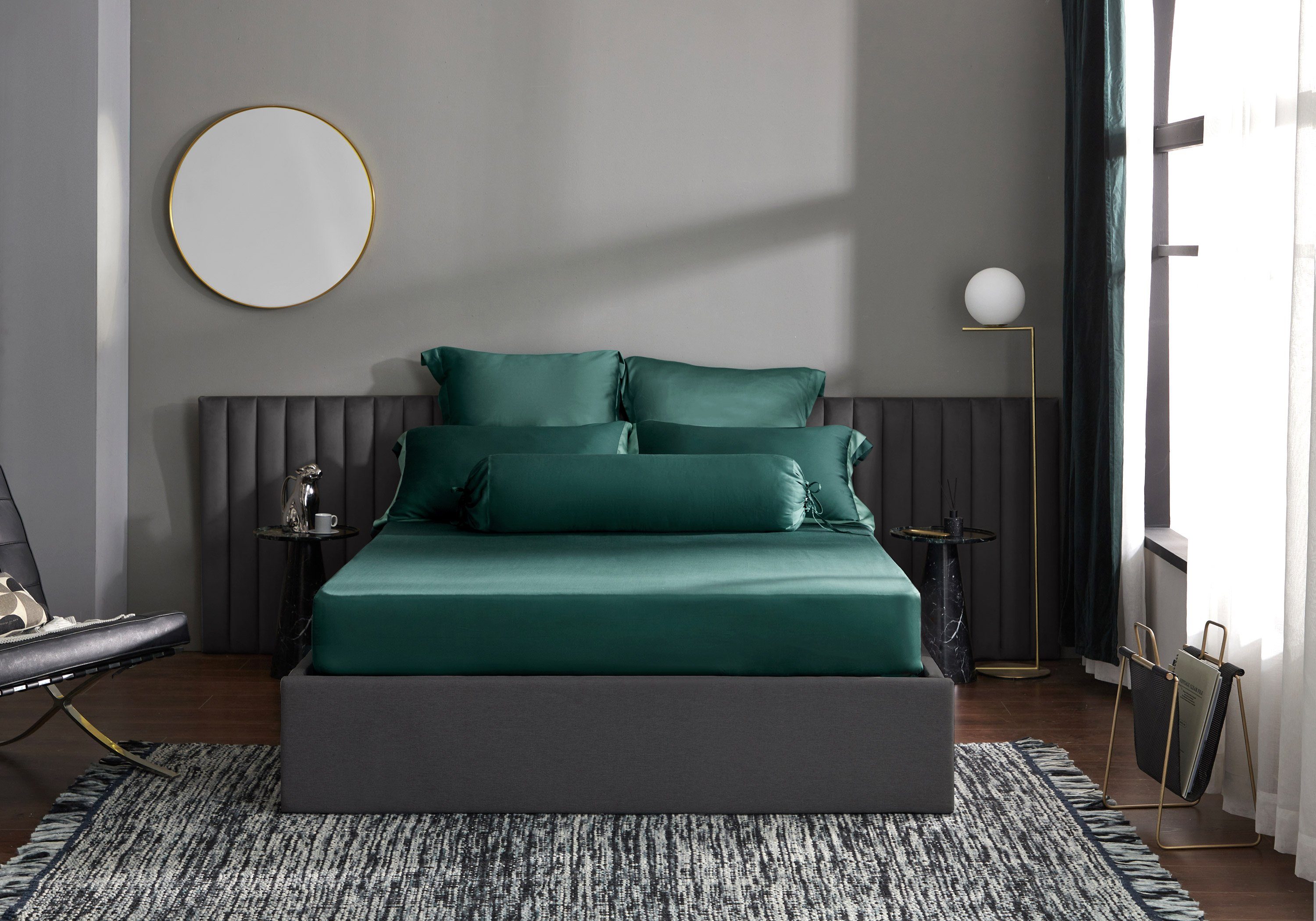 Palais Suite TENCEL™ LF Duca Emerald Quilt Cover