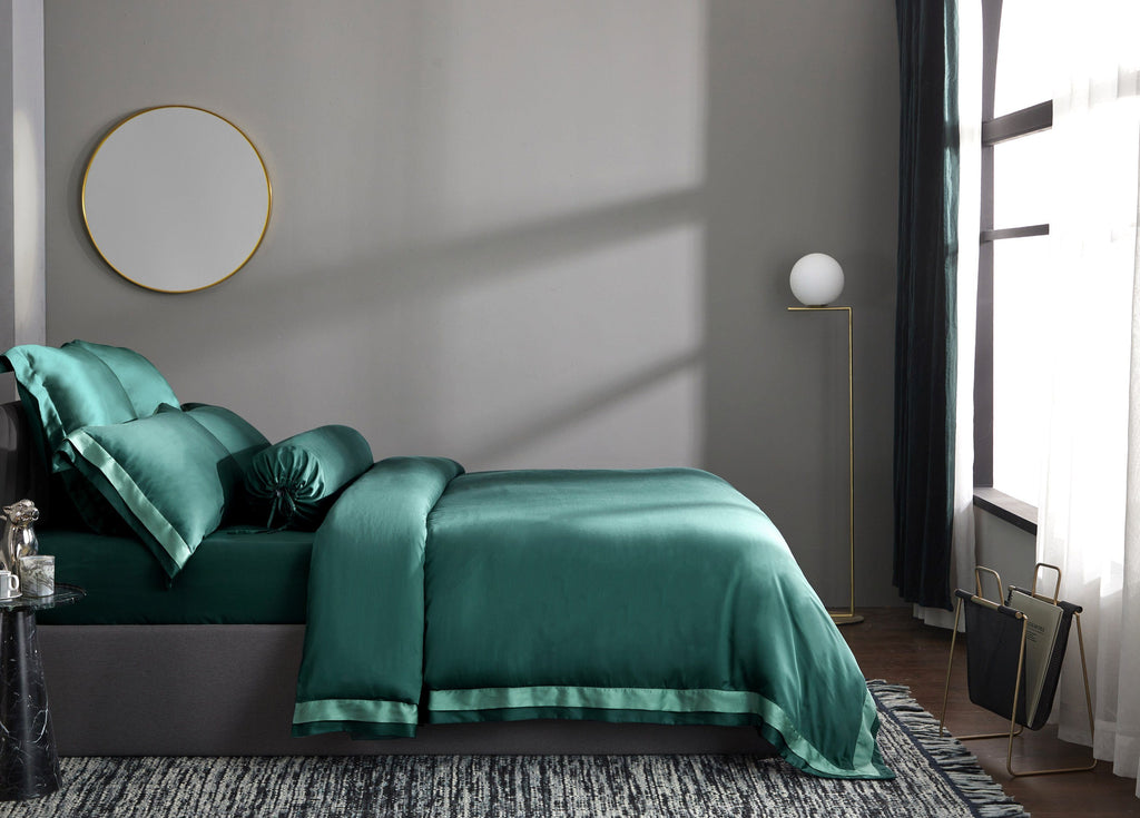 Palais Suite TENCEL™ LF Duca Emerald Quilt Cover