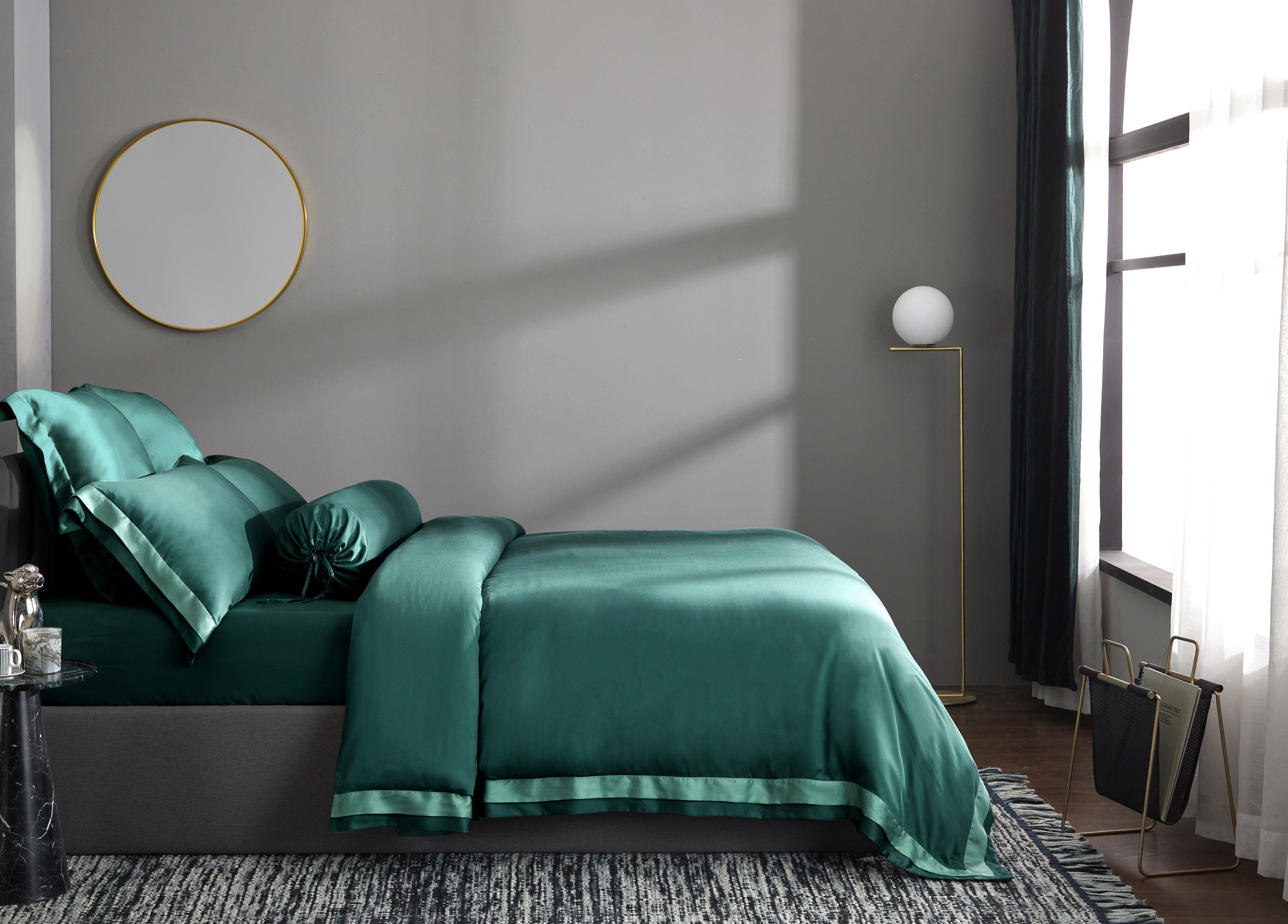 Palais Suite TENCEL™ LF Duca Emerald Quilt Cover