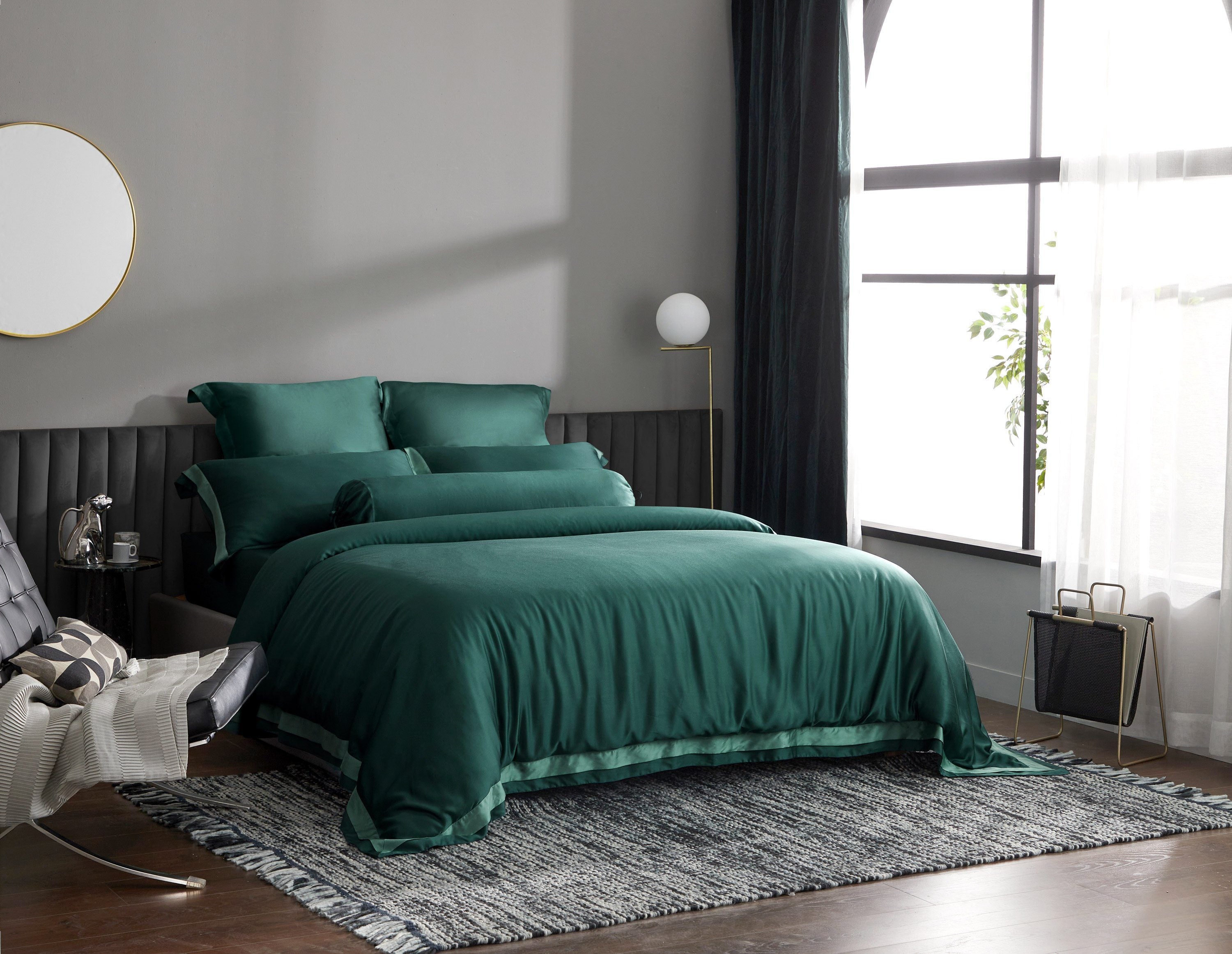 Palais Suite TENCEL™ LF Duca Emerald Quilt Cover