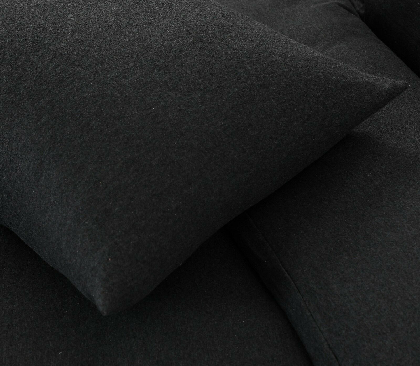 Cotton Pure™ Preto Black Jersey Cotton Quilt Cover