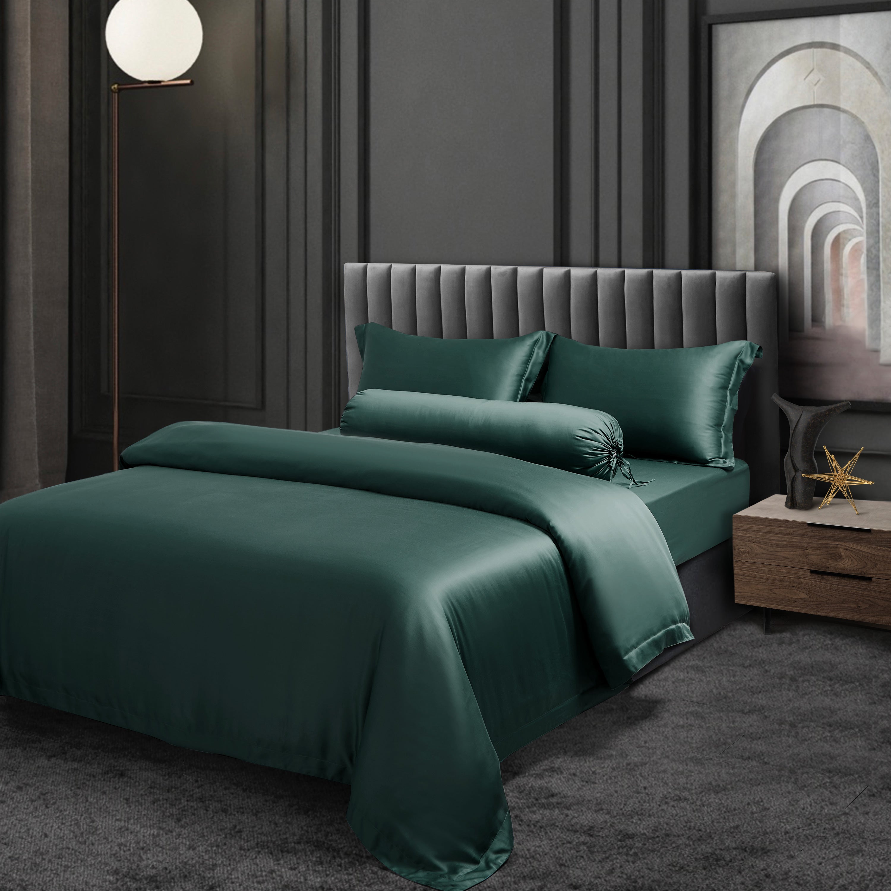 Palais Suite TENCEL™ LF Emerald Green Quilt Cover